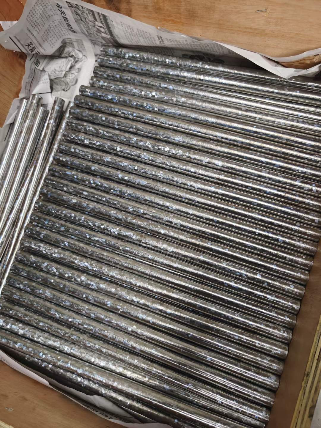 Crystalized Titanium round rod, Grade 5, 16mm&30mm diameter