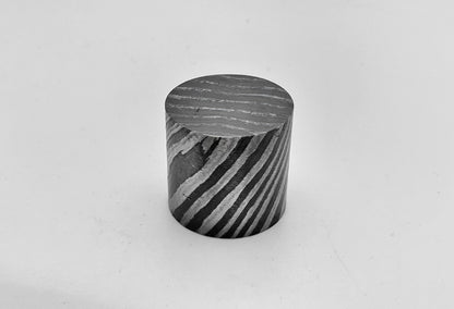 Double Zr/Ti Damascus Rod (1 Zr + 3 Titanium Alloys, Higher Zr Content), 18mm, 28mm and 42mm Diameter