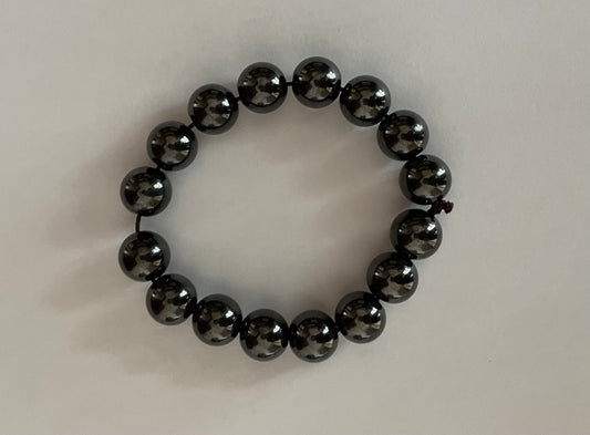 Black Zirconium Beads, Black Titanium Beads, 18 beads (12mm diameter, 3.6mm Hole) (Copy)